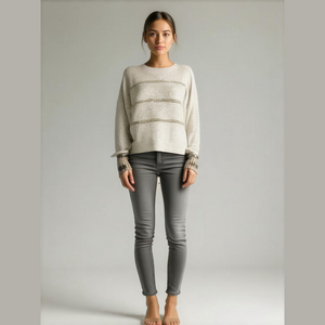 Women's Vince Camuto Beige Sweater L